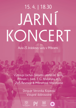 Jarní koncert Příbramské filharmonie a žáků ZUŠ Příbram I, T. G. Masaryka 155 a ZUŠ Řevnice - 1