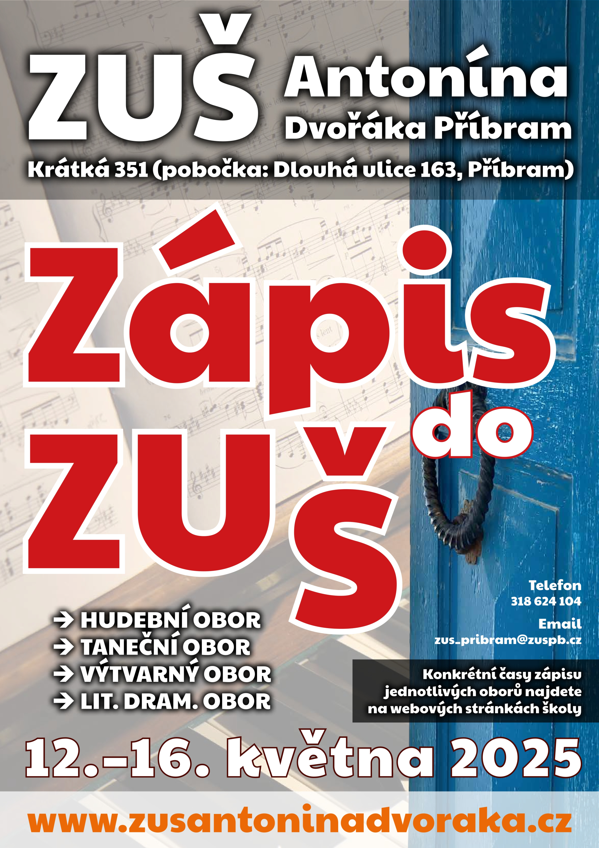 Zápis do ZUŠ Antonína Dvořáka - 1