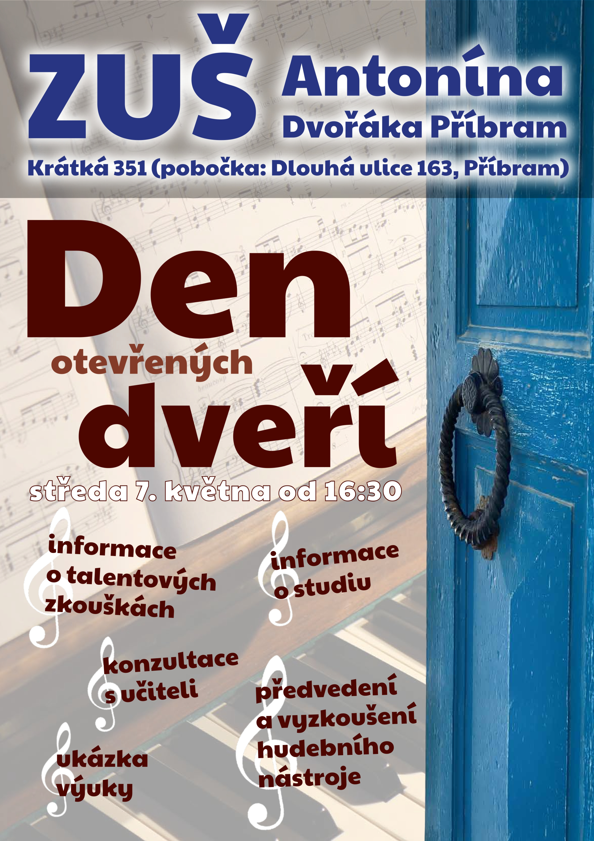 Den otevřených dveří ZUŠ Antonína Dvořáka - 1