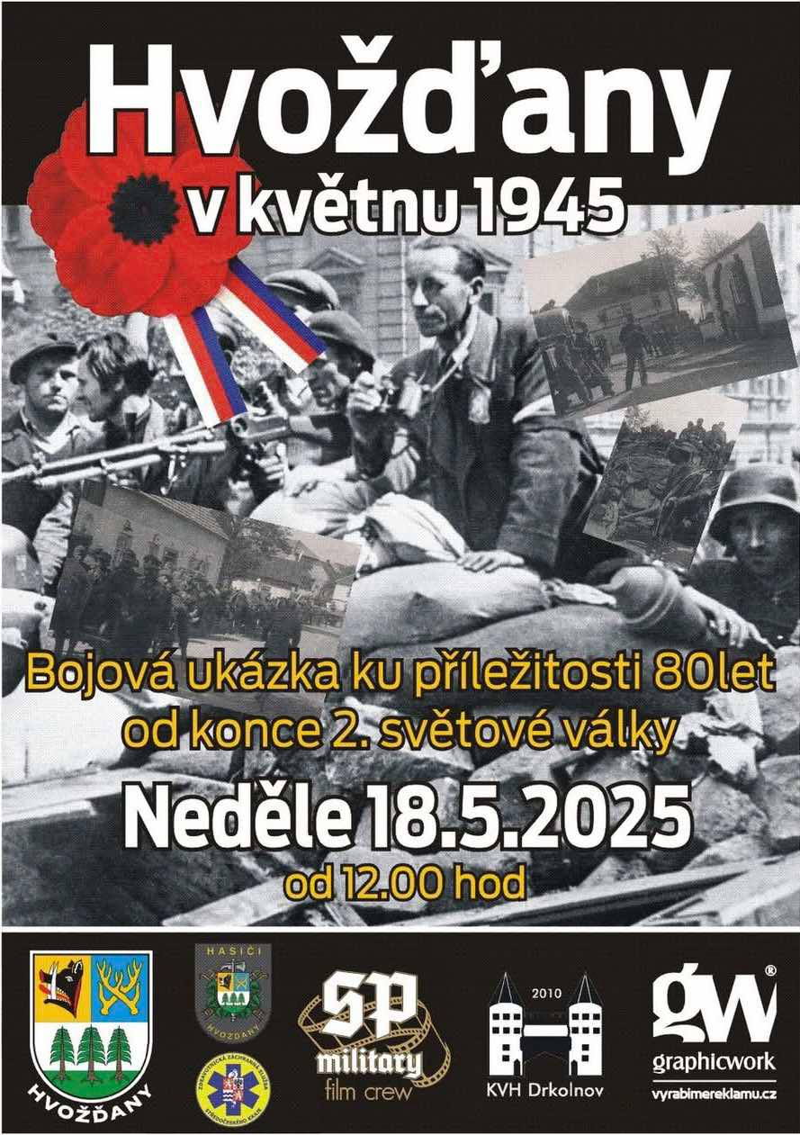 Hvožďany v květnu 1945 - 1