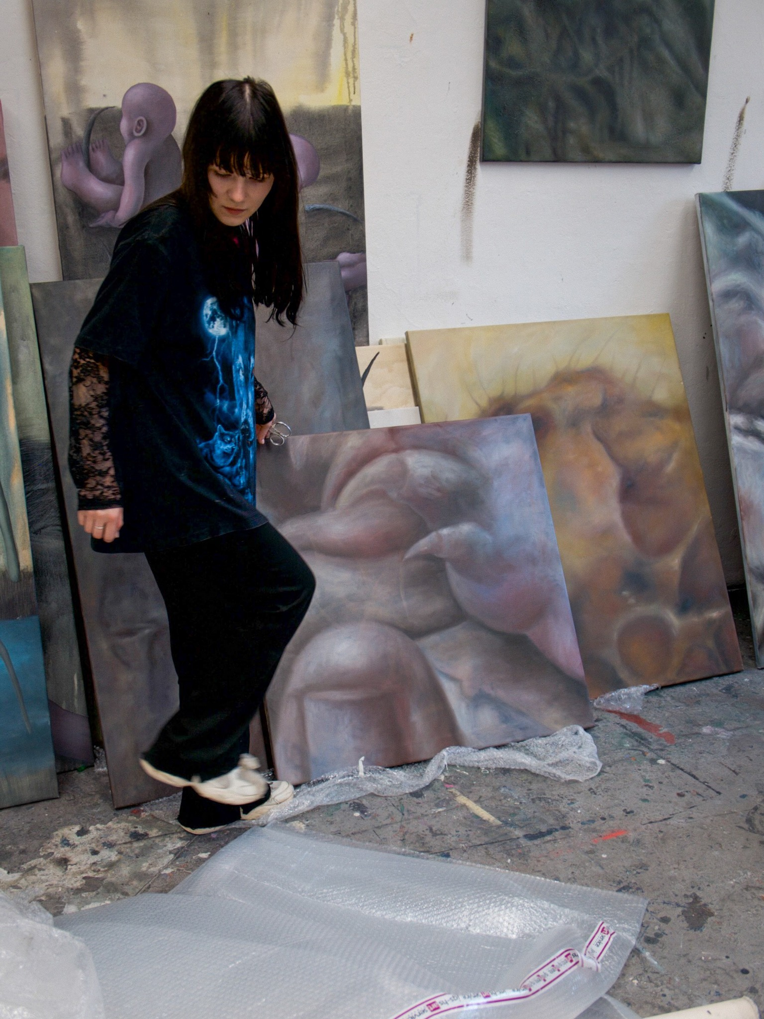 OPEN STUDIO v GFDP s  LILLOU GOMBOS v rámci chystané výstavy Bond - 1