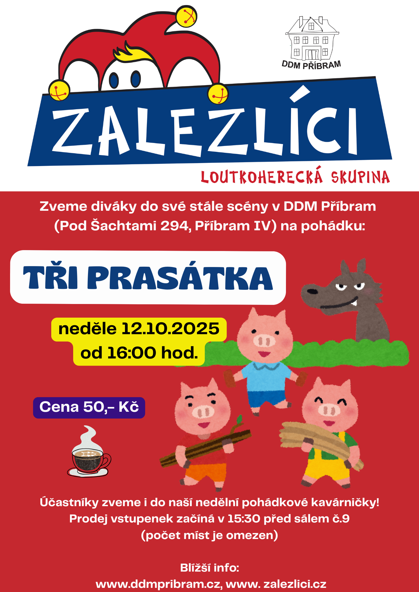Tři prasátka - Zalezlíci v DDM Příbram - 1