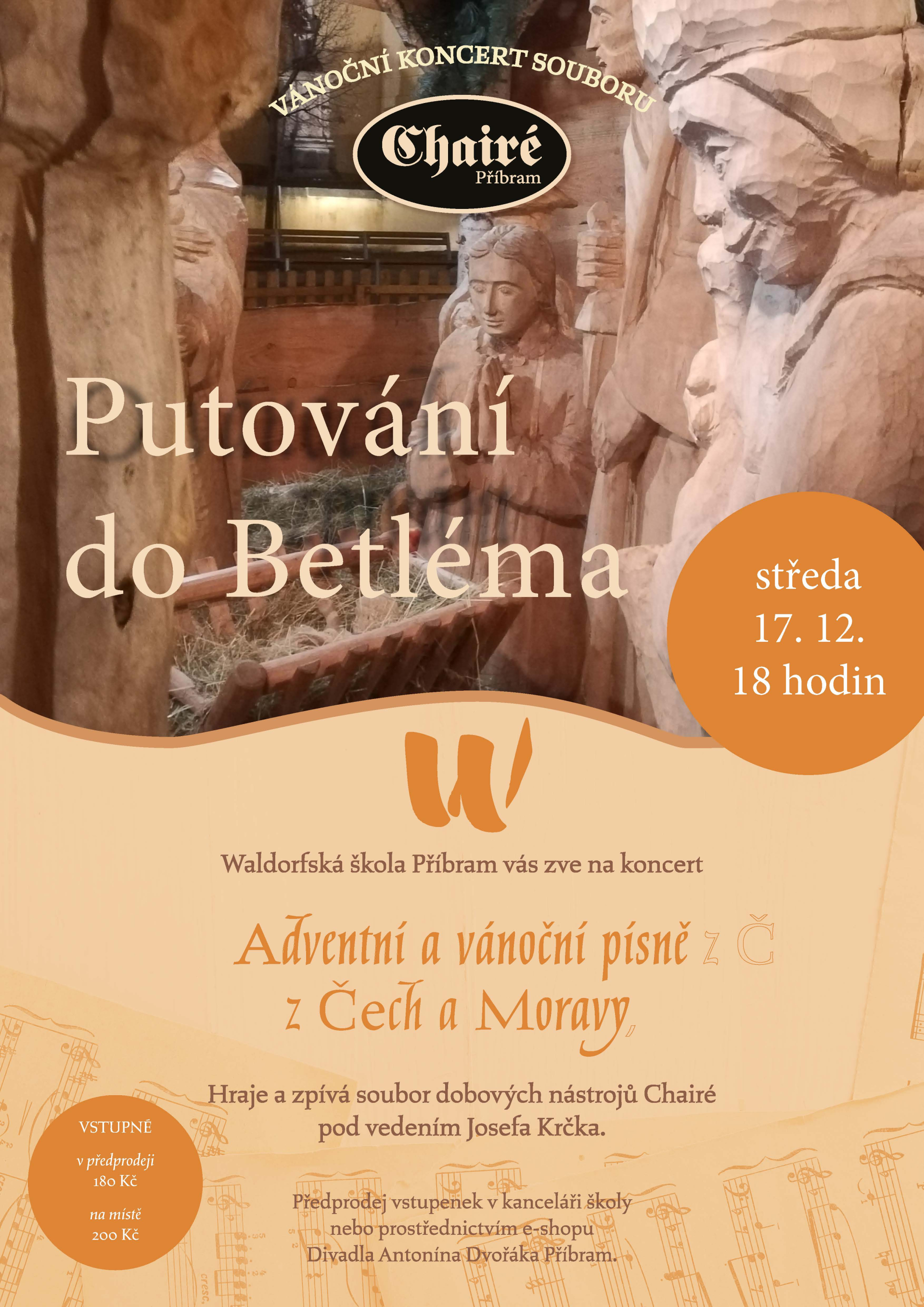 Putování do Betléma - adventní koncert souboru Chairé - 1