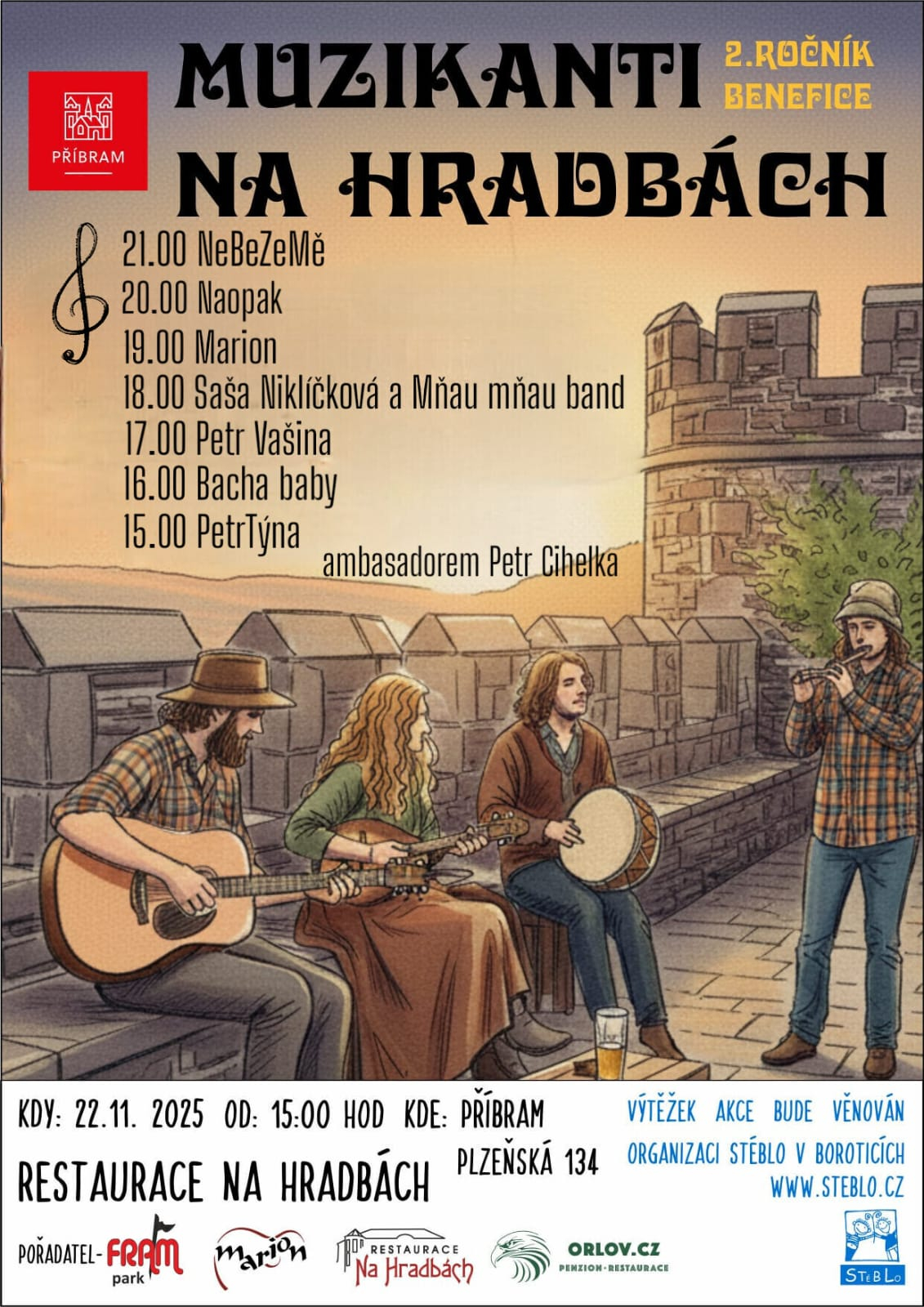 MUZIKANTI Na Hradbách - BENEFICE - 1