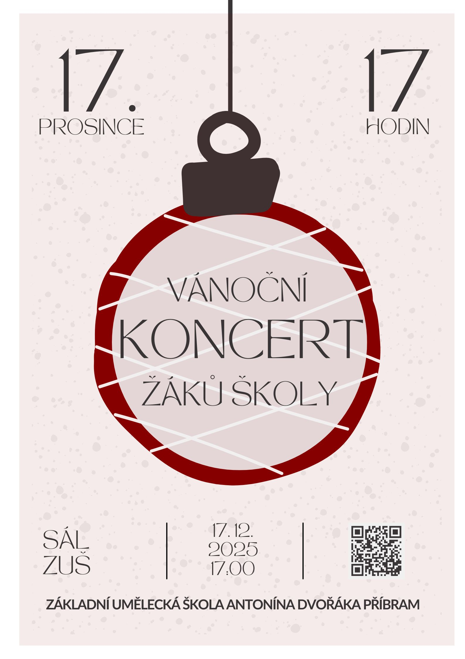 Vánoční koncert žáků Základní umělecké školy Antonína Dvořáka Příbram - 1