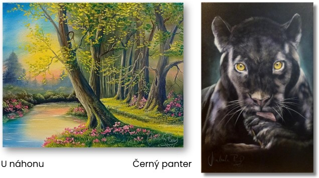 Kurz olejomalby metodou Bob Ross s Pavlem Michalicou - 1