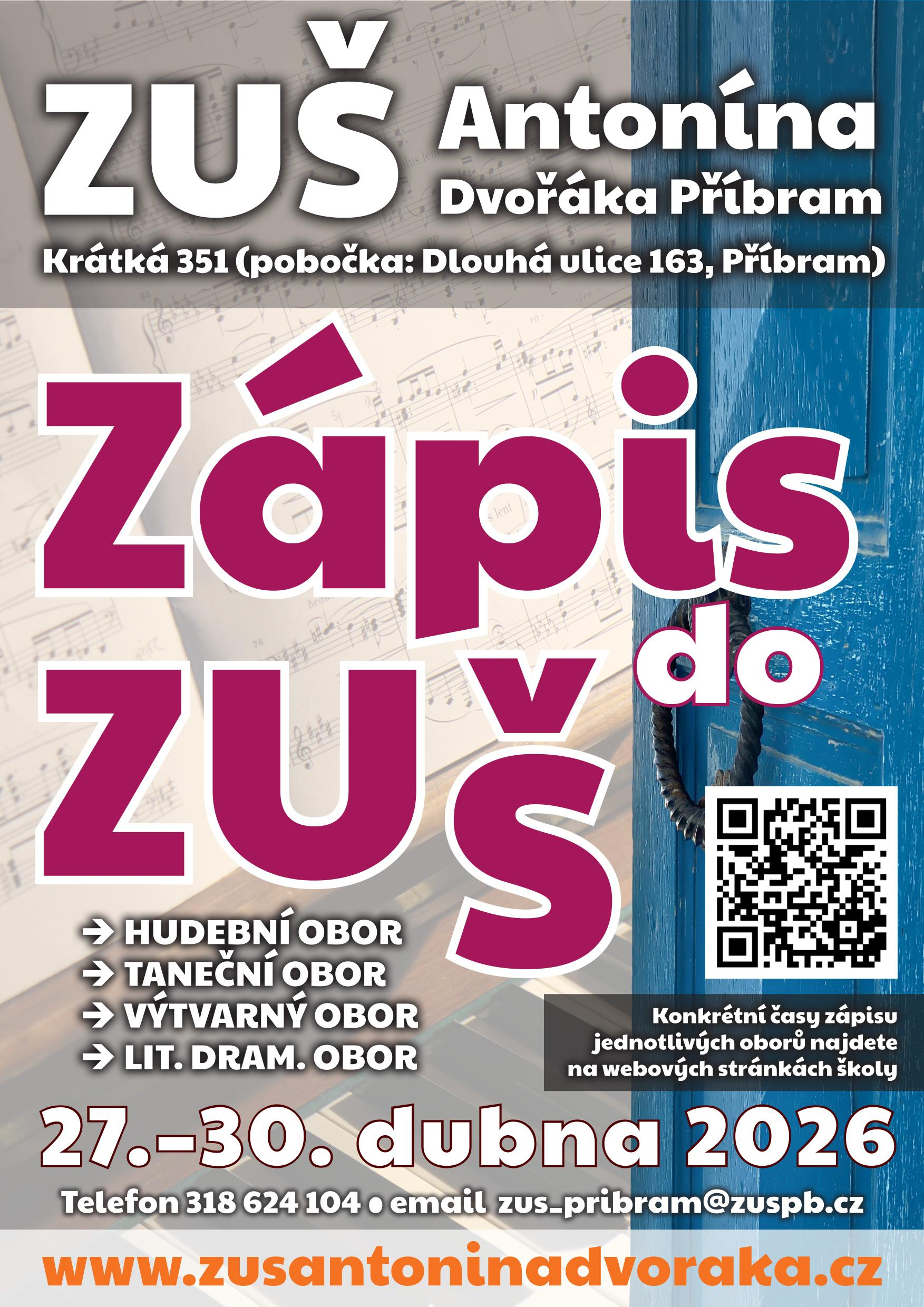 Zápis do ZUŠ Antonína Dvořáka - 1