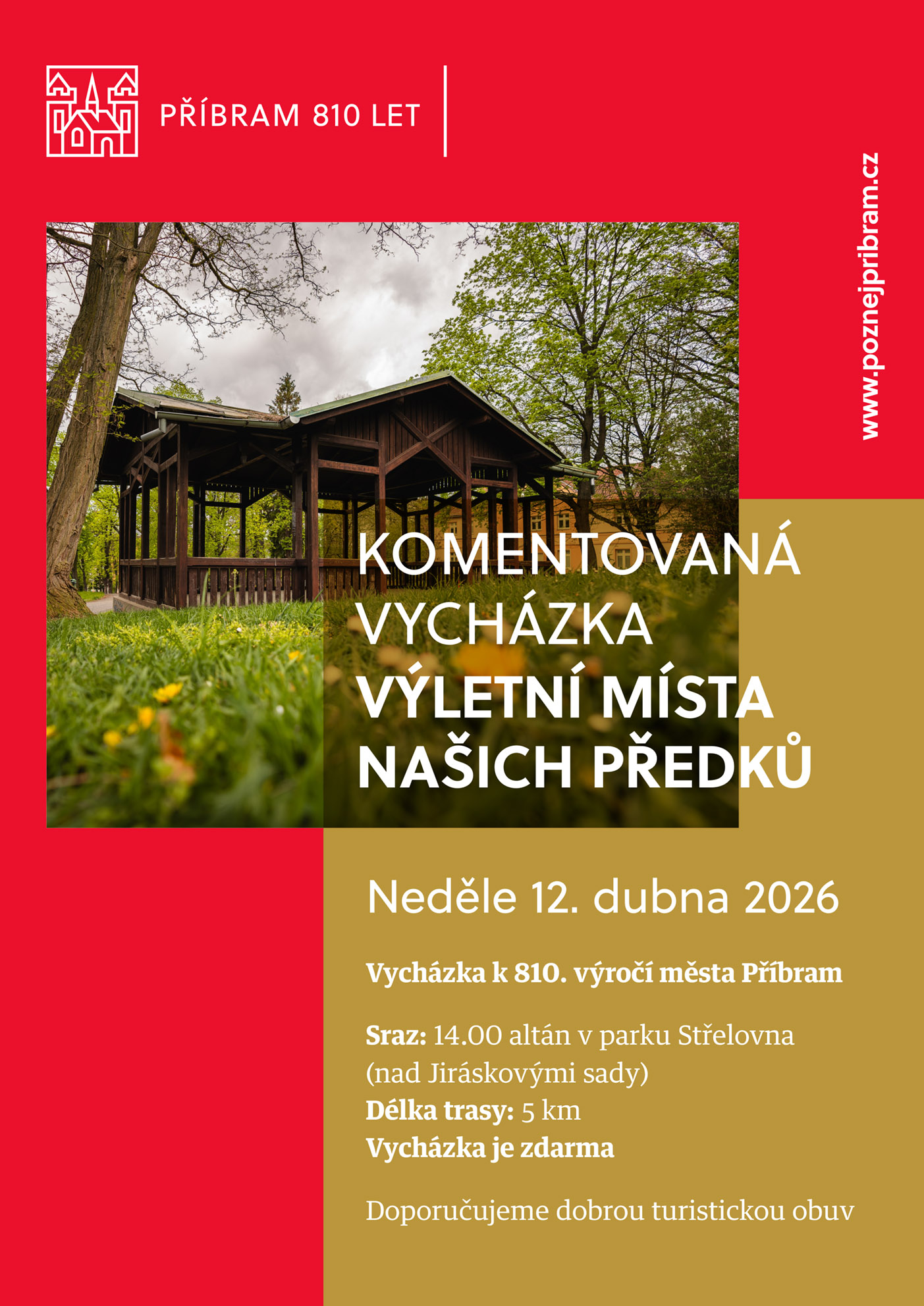 Komentovaná vycházka k 810. výročí města Příbram - Výletní místa našich předků - 1