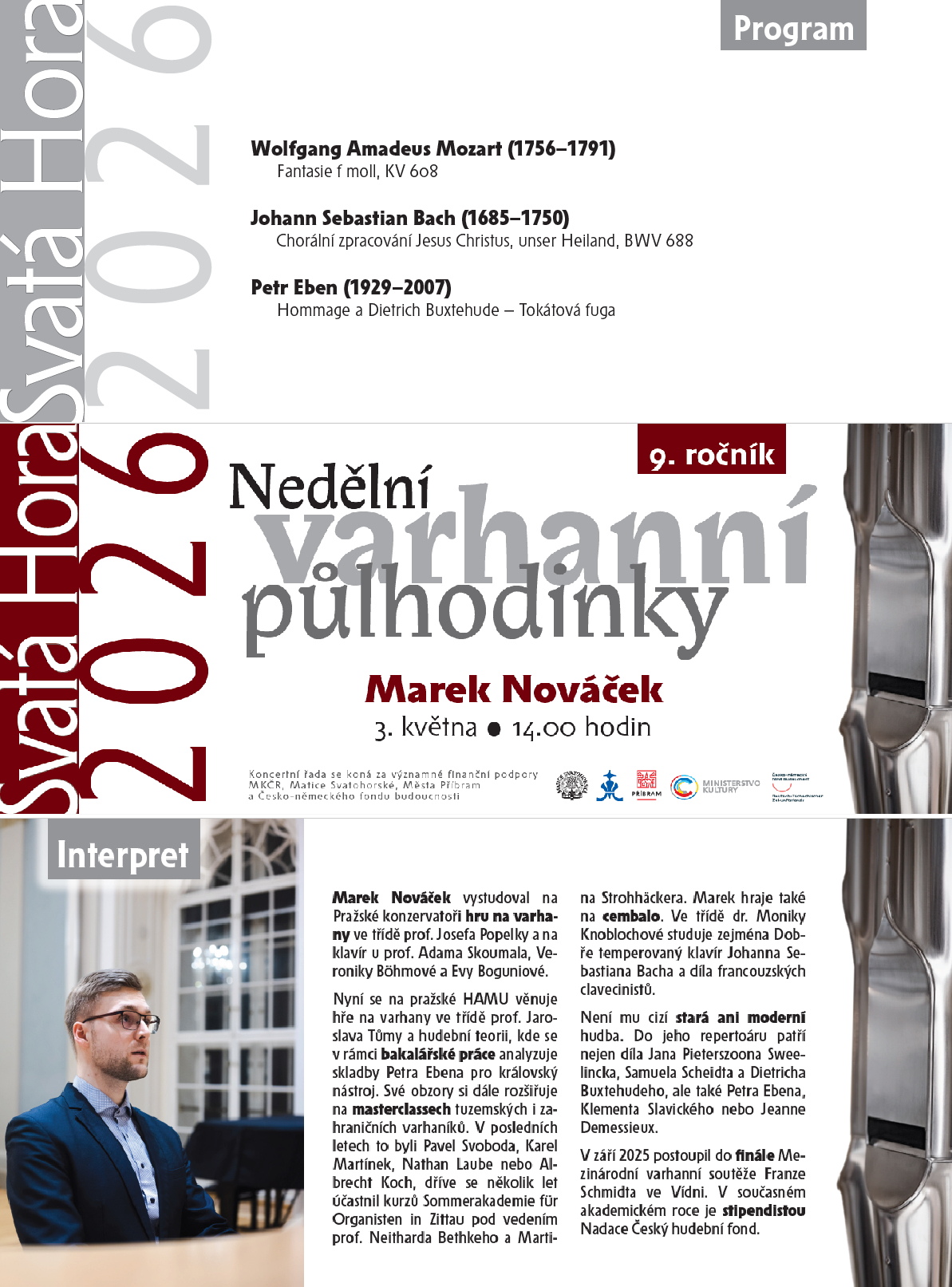 Nedělní varhanní půlhodinka X. (Iveta Zaťková – Slovensko) - 1