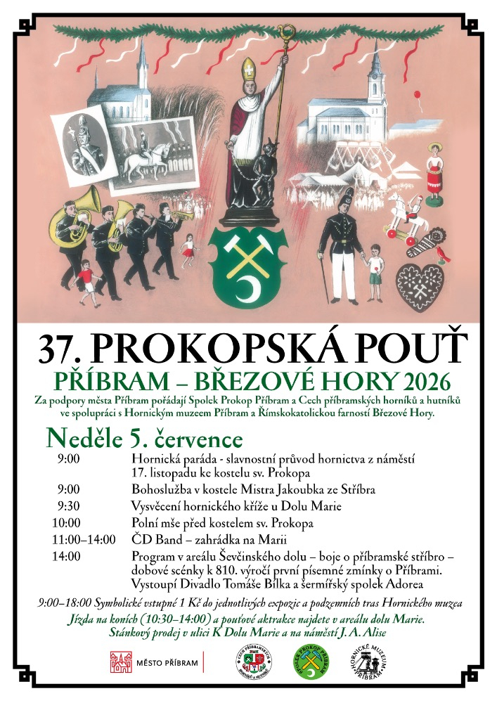Prokopská pouť, hasičská fontána a žehnání nové cisterny  - 2