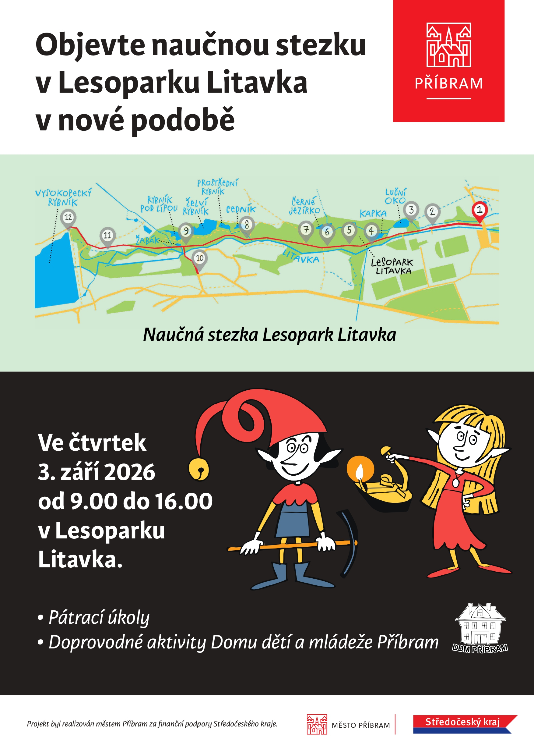 Objevte naučnou stezku v Lesoparku Litavka v nové podobě - 1