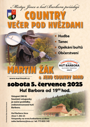 Country - vecer - pod - hvezdami - plakat