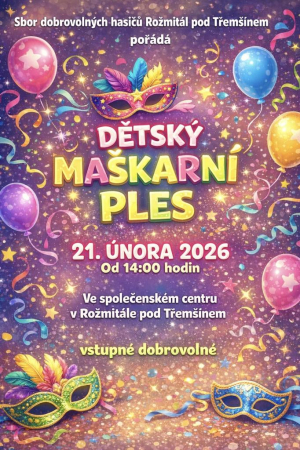 Maskarni - ples - detsky - sdh - 2026