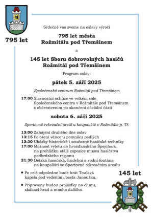 Oslavy zari plakat