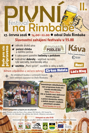 Plakát pivní festival 2026 na Řimbabě