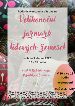 Velikonoční jarmark lidových řemesel v Podbrdském muzeu